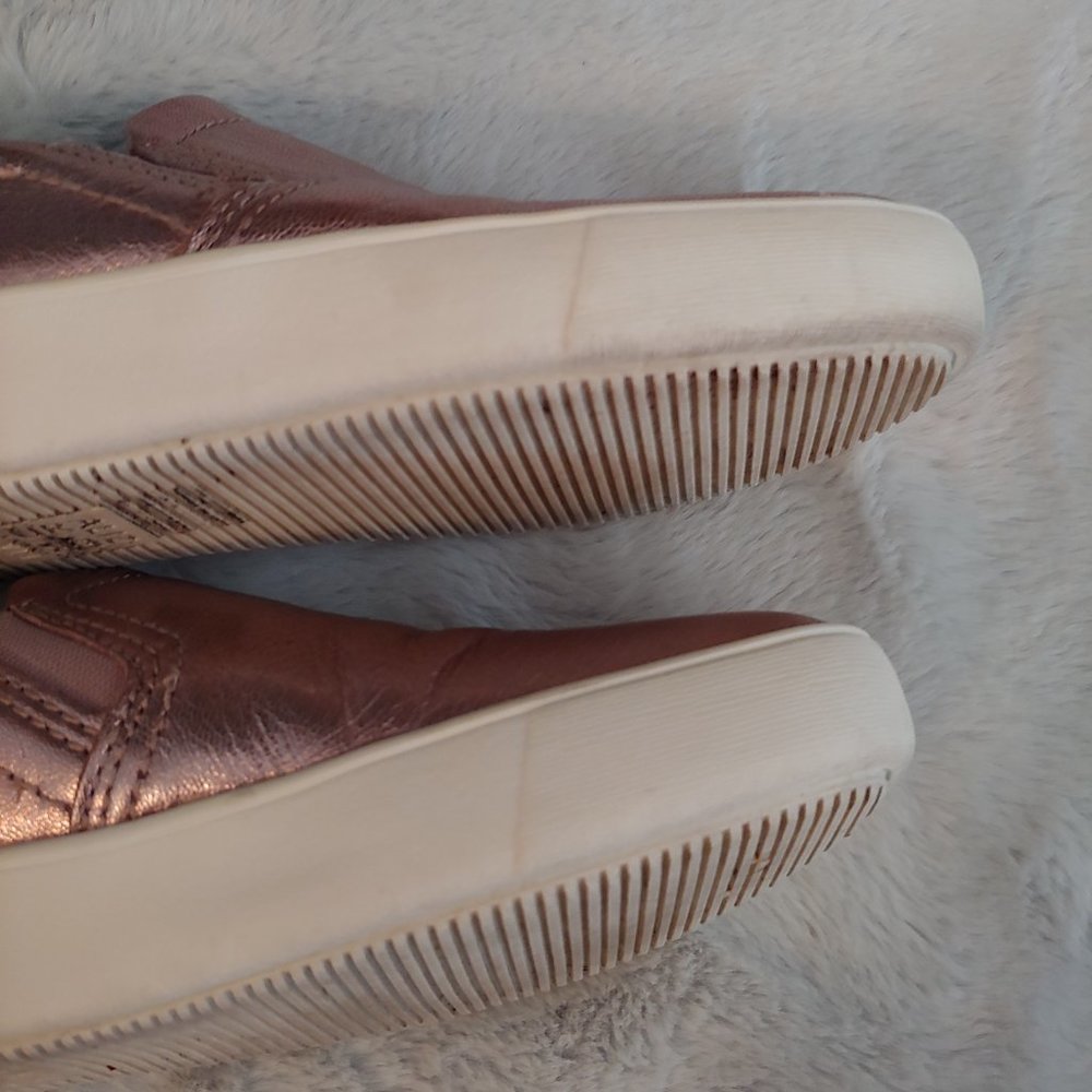 Naturalizer pale pink metallic leather slipon loafer size 7 - Picture 9 of 14